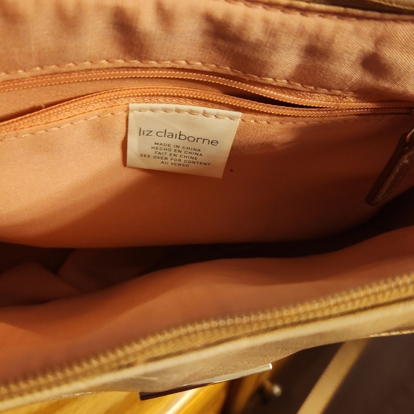 Liz Claiborne Tan and Multicolor Crossbody Bag - Picture 8 of 11